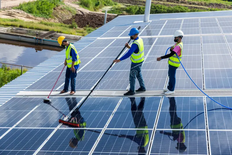 How do we maintain solar panels?