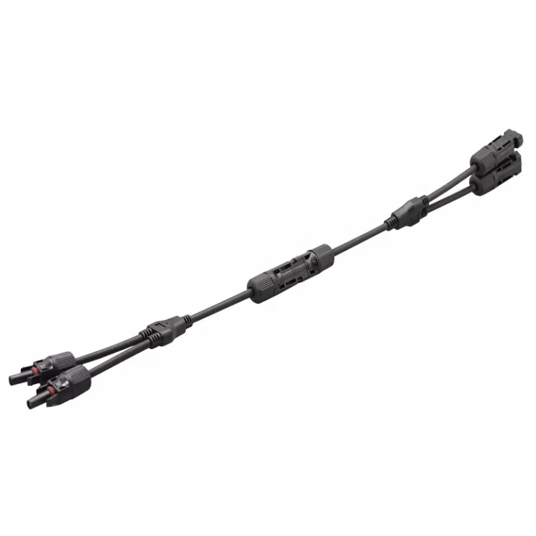 IP67 waterproof 2 to 1 female and male DC solar pv branch Y3 connector