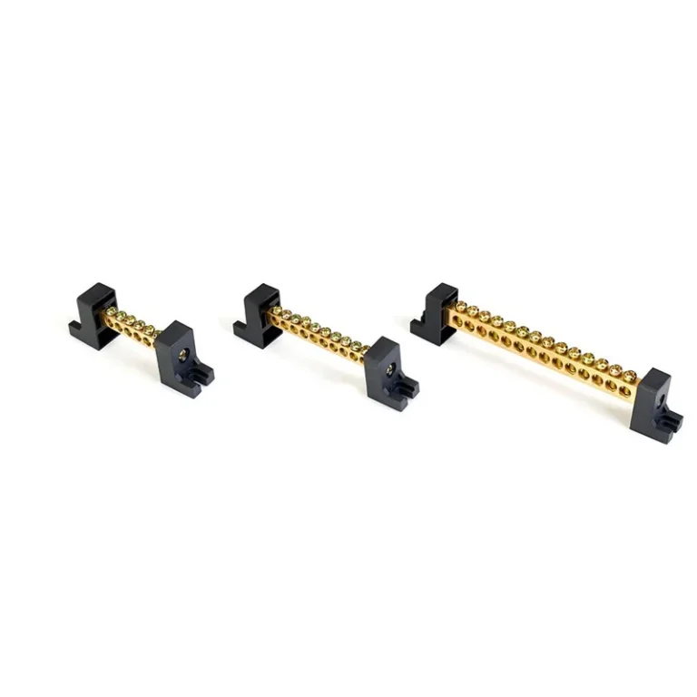 A22 Screw Terminal Neutral Bar with Black Bracket
